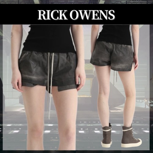 RICK OWENS◆ストレッチデニム ショートパンツ \