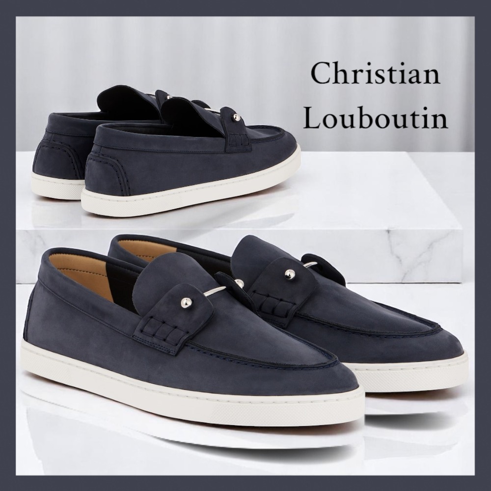 【CHRISTIAN LOUBOUTIN】Chambeliboat レザー ローファー