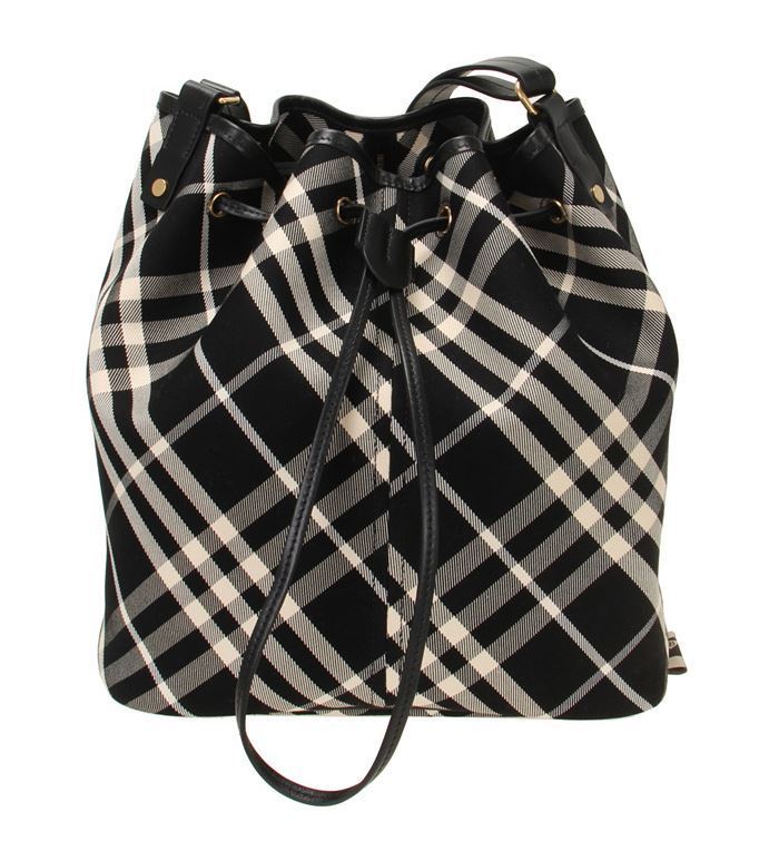 【BURBERRY】MEDIUM CHECK BUCKET BAG