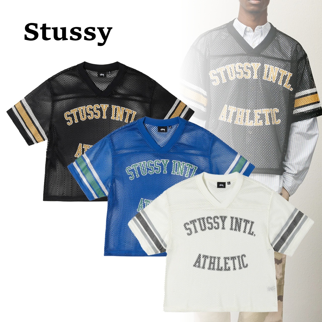 【STUSSY】INTERNATIONAL TEAM JERSEY