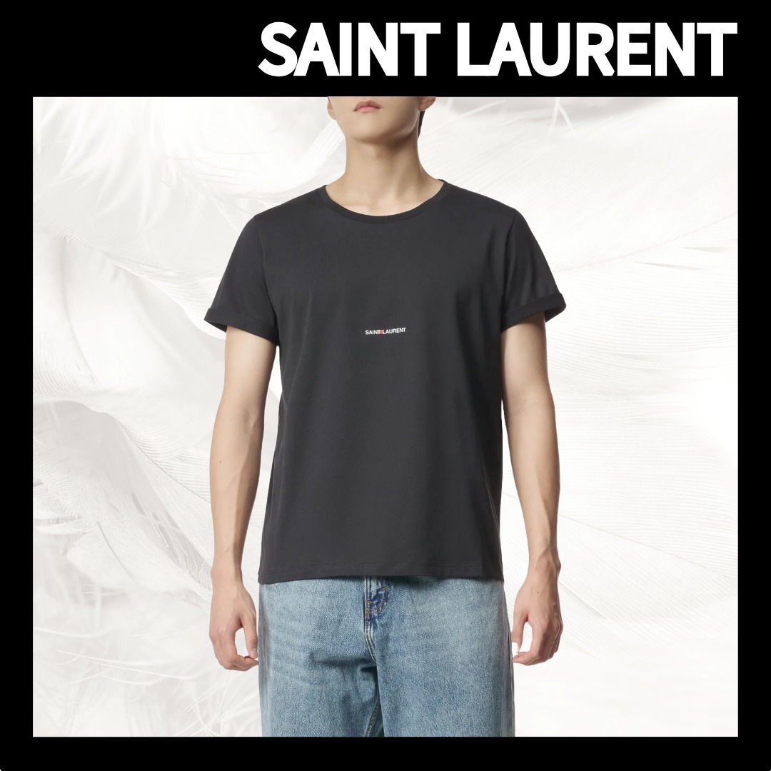 【SAINT LAURENT】Rive Gauche short sleeve T-shirt/送料込み