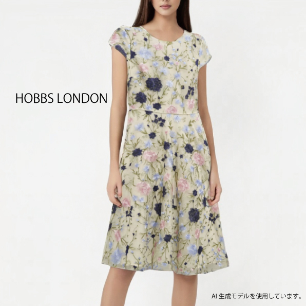 【HOBBS LONDON】Tia Embroidered Dress ティア 刺繍 ドレス