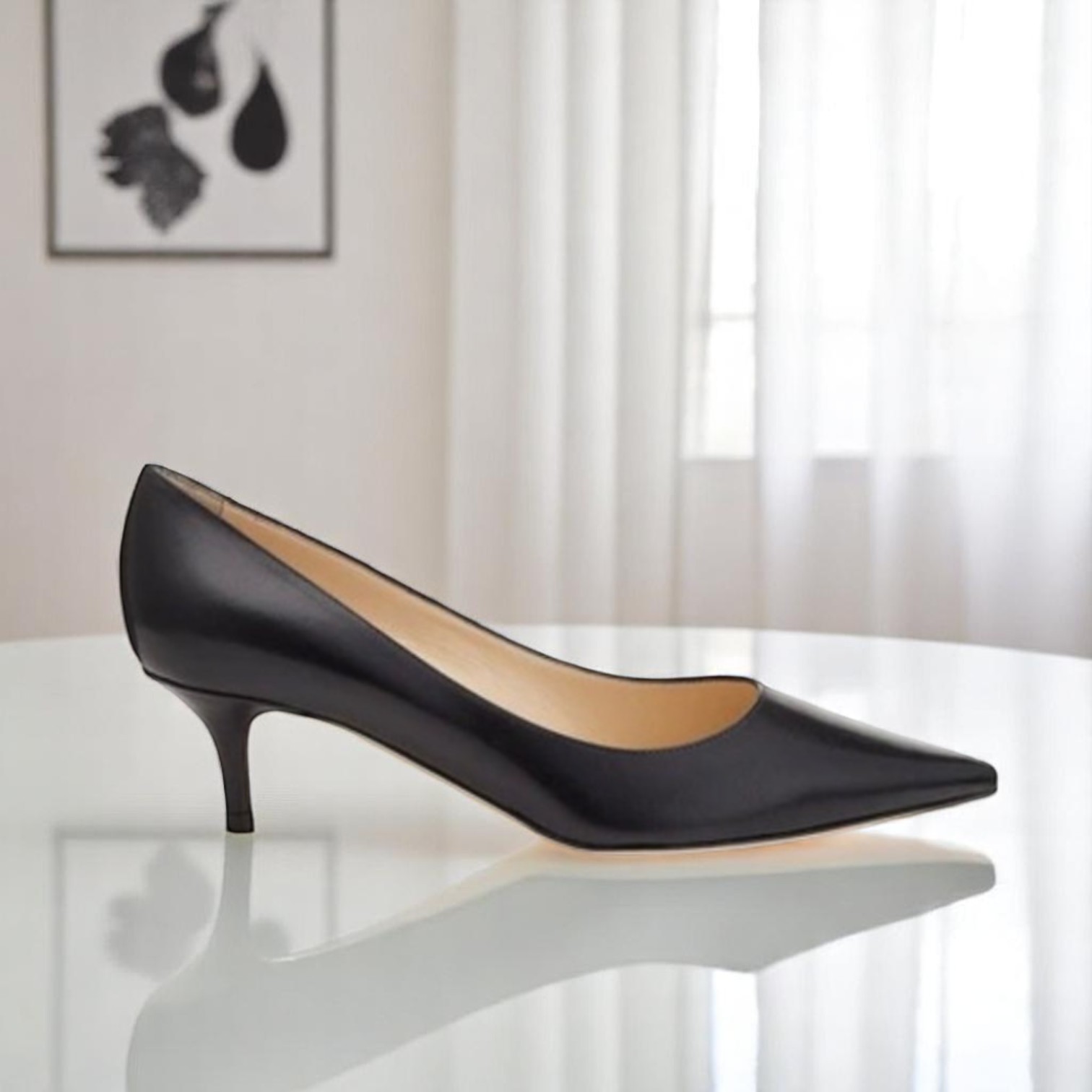 直営店‐Jimmy Choo‐ AZA OKID ローヒール パンプス