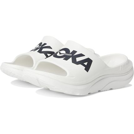 ホカ オラ ビッグロゴ スライド Hoka Ora Athletic Slide White ホカ オラ ビッグロゴ スライド Hoka Ora Athletic Slide White