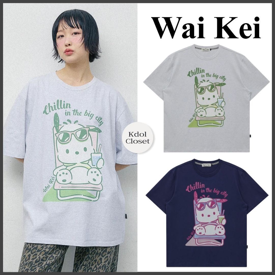 ポチャッコ [WAIKEI] POCHACCO IN VACANCE HALF SLEEVE T-SHIRT