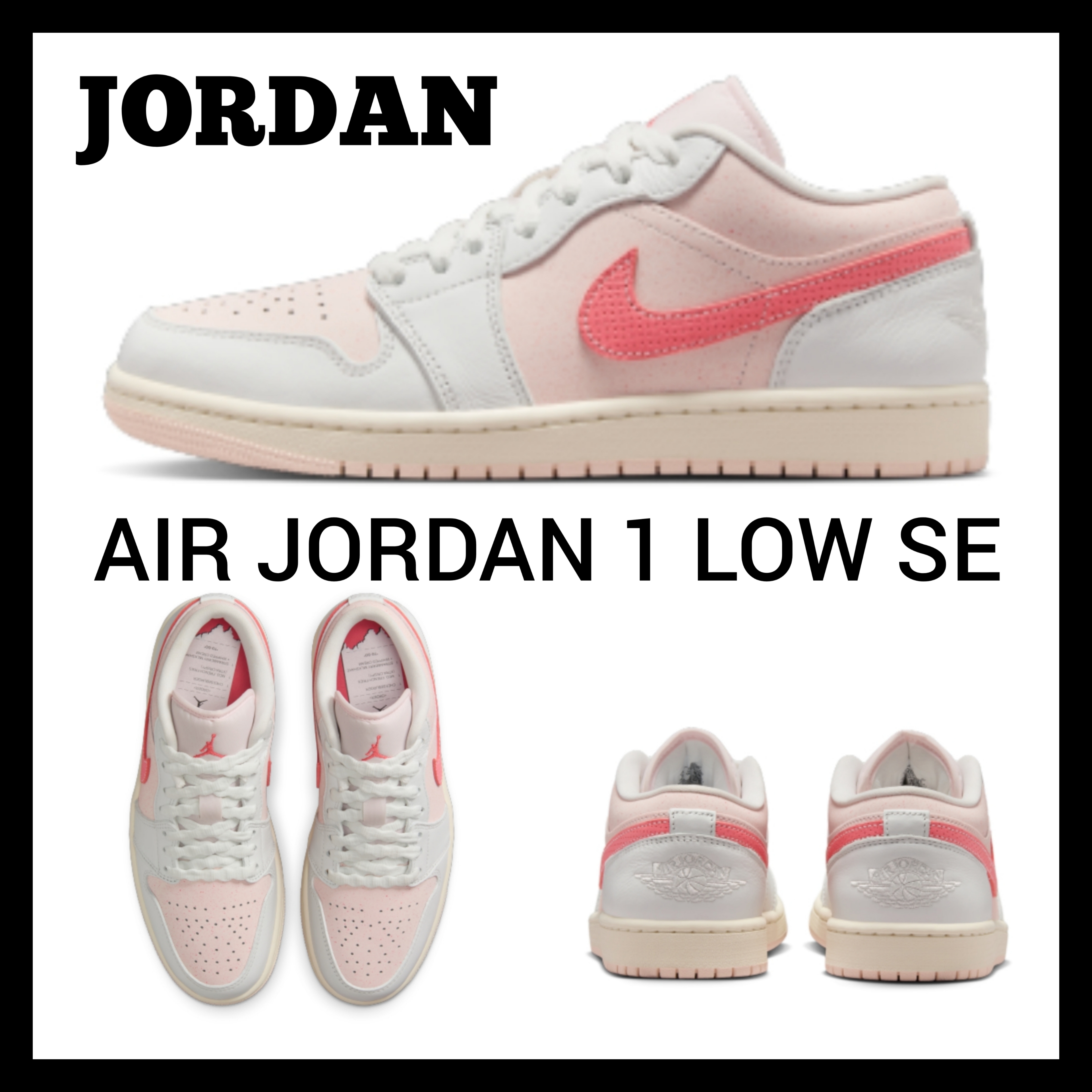 【Nike】W Air Jordan 1 / エア ジョーダン 1 Low SE 送間税込