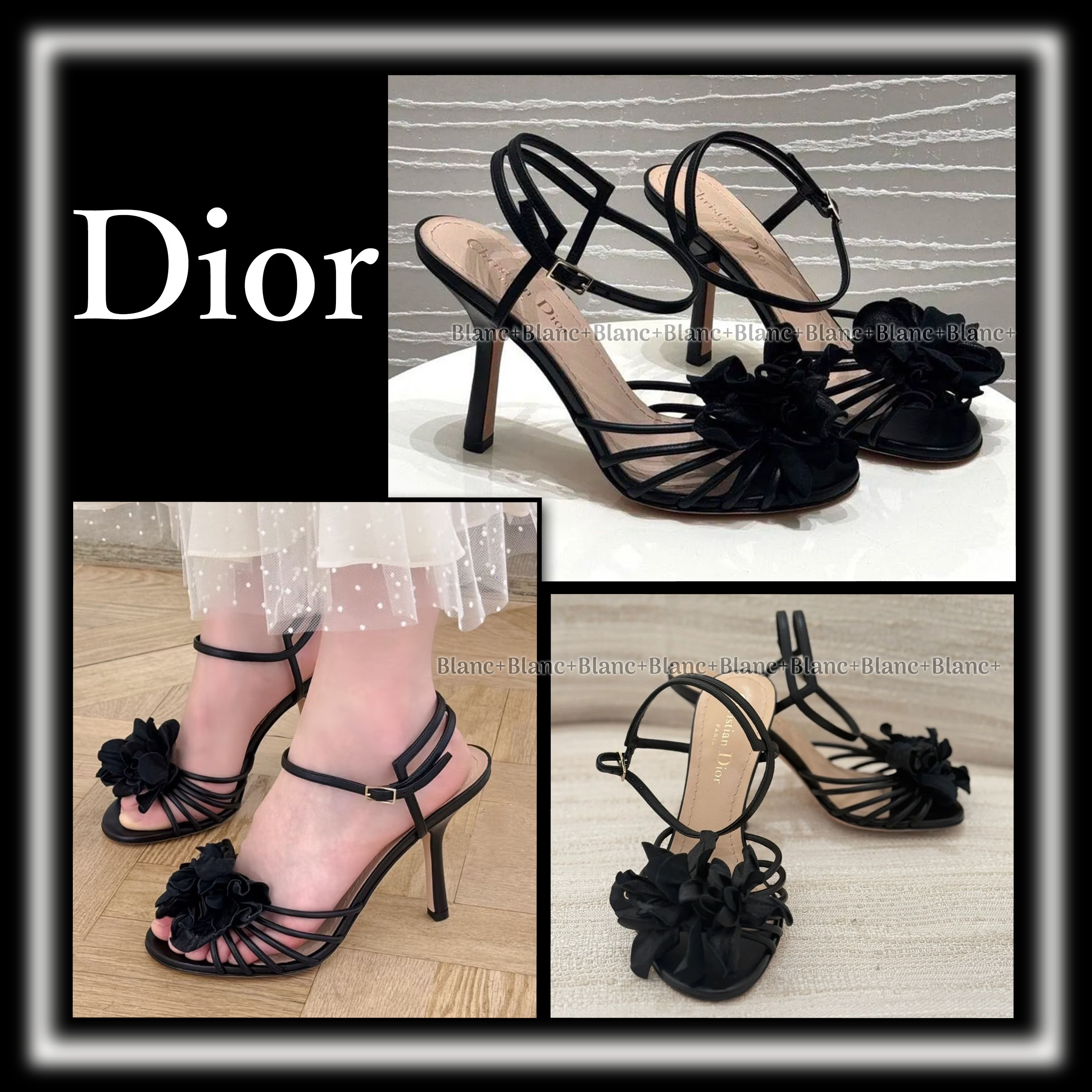 優美な足元美人♡【Dior】Dior Blossom ヒールサンダル