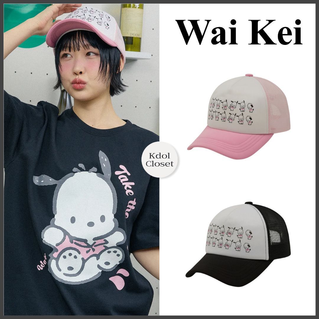 ポチャッコ コラボ 韓国限定 [WAIKEI] POCHACCO TRUCKER CAP