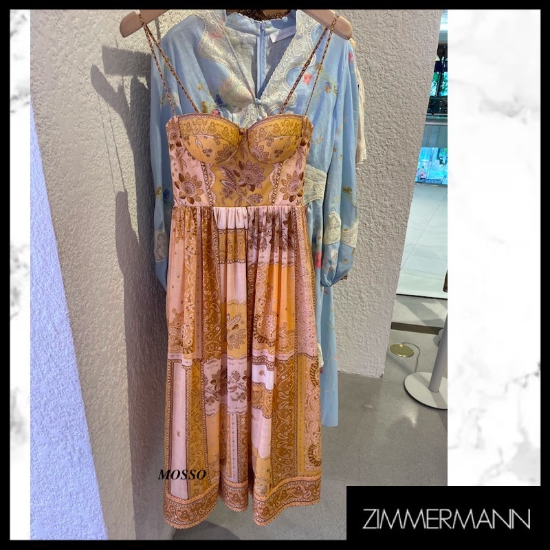 【Zimmermann】LUCKY CORSET MIDI DRESS コルセット ミディ
