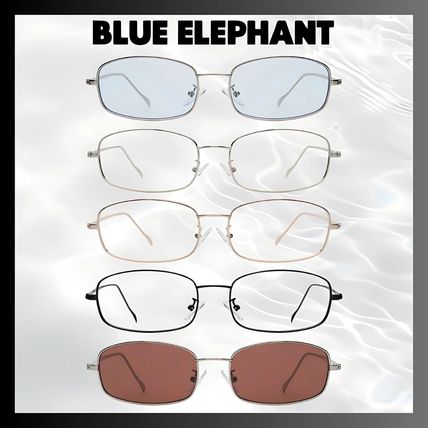 シルバー（銀色）系 BLUE ELEPHANT(ブルーエレファント) メガネ