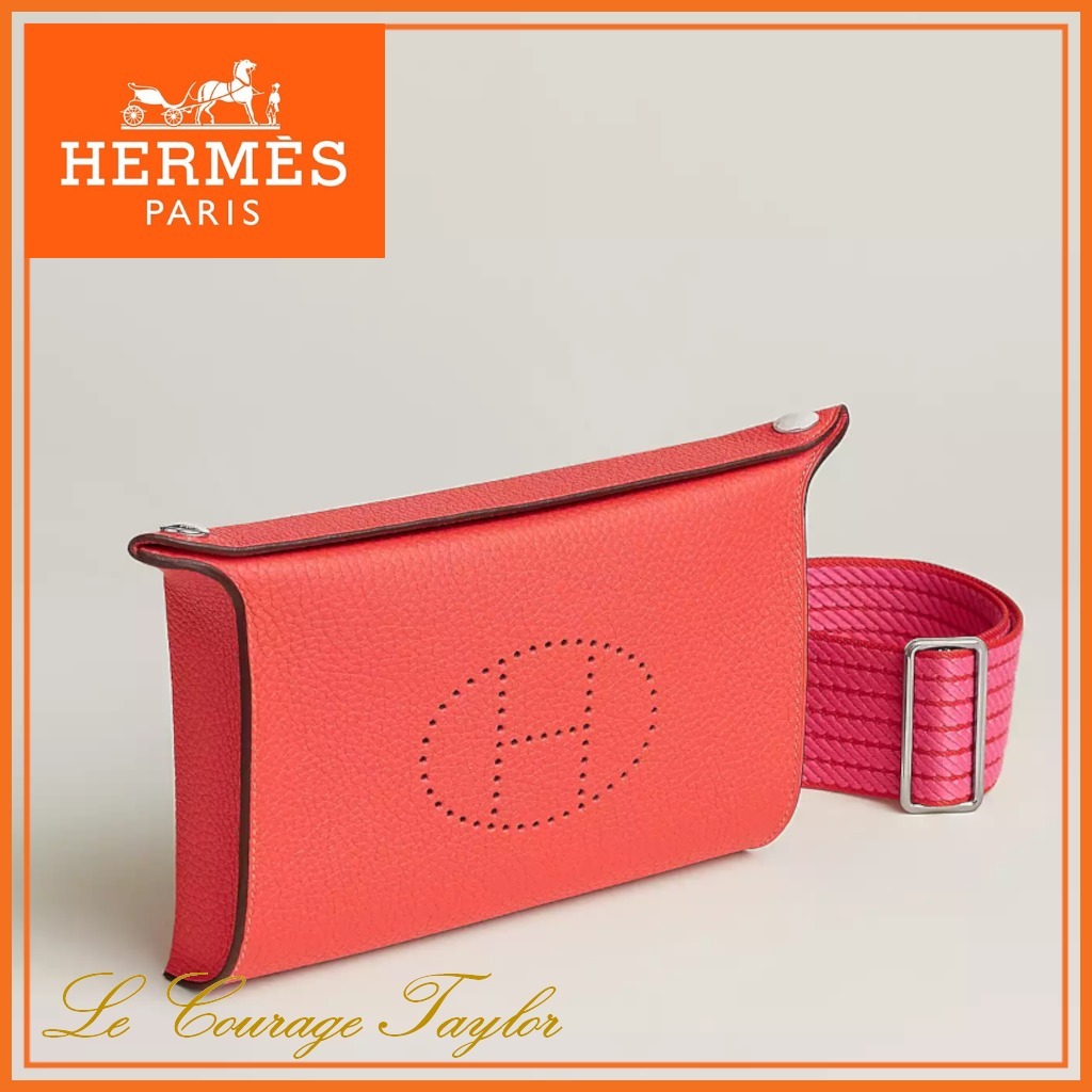希少♪オレンジカラー【HERMES】ヴィッドポッシュ バッグ