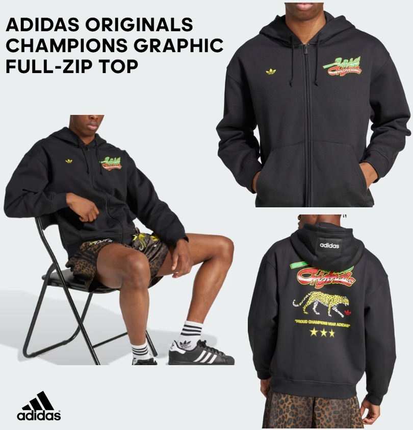 アディダス☆メンズオリジナル☆Champions Graphic Full-Zip Top