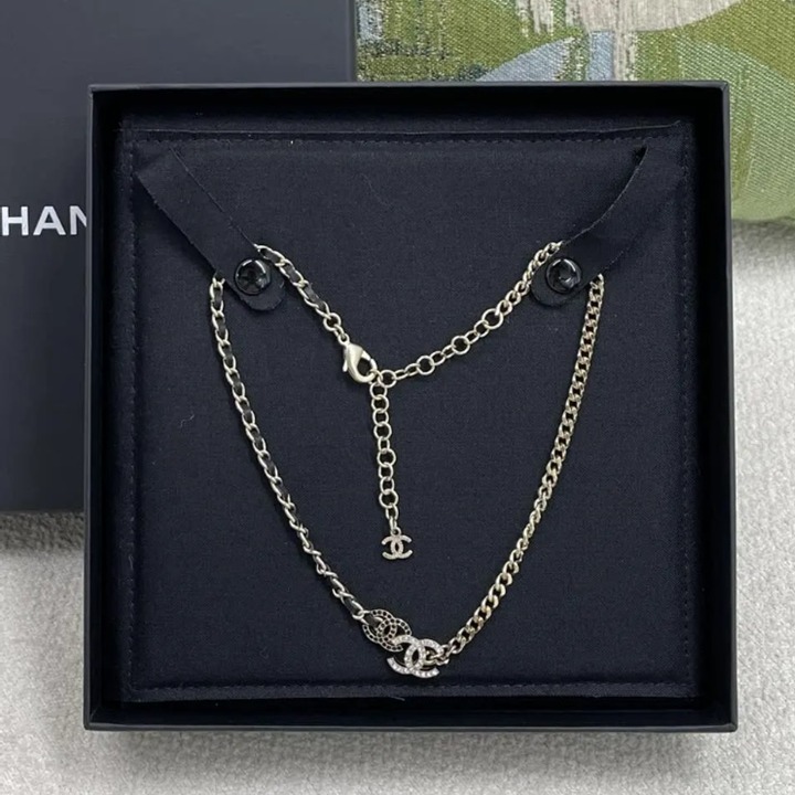 《希少☆》CHANEL レザーチェーン チョーカー
