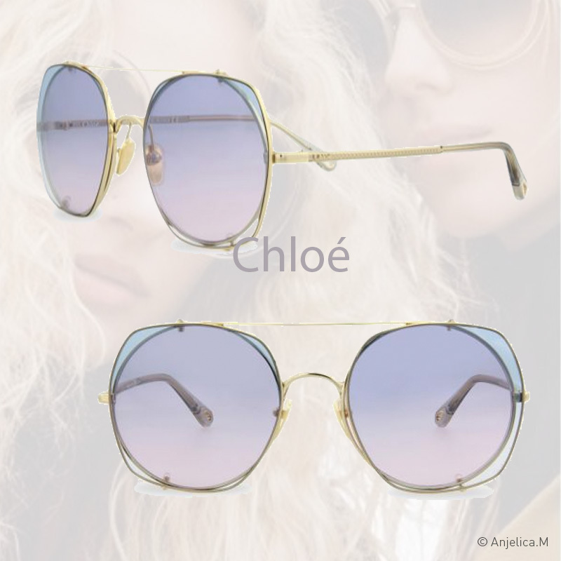 ★急いで！エレガント★Chloe 56MM ジオメトリックサングラス