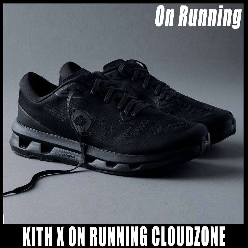 ◆コラボ◆KITH X ON RUNNING CLOUDZONE BLACK◆正規品◆関税込