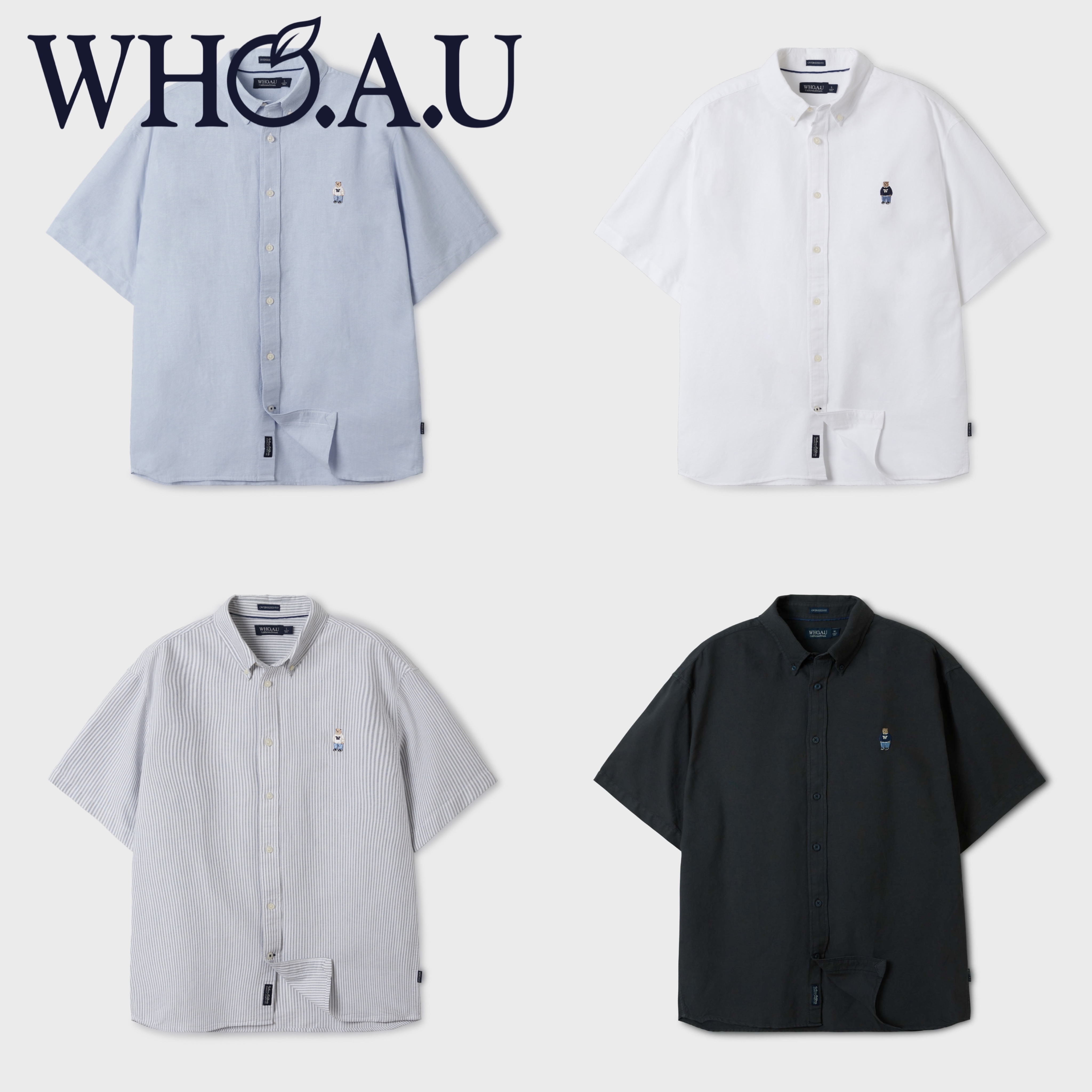 【WHO.A.U】Steve Oxford Short Sleeve Shirts WHO.A.U】Steve Oxford Short Sleeve Shirts (WHO.A.U/シャツ