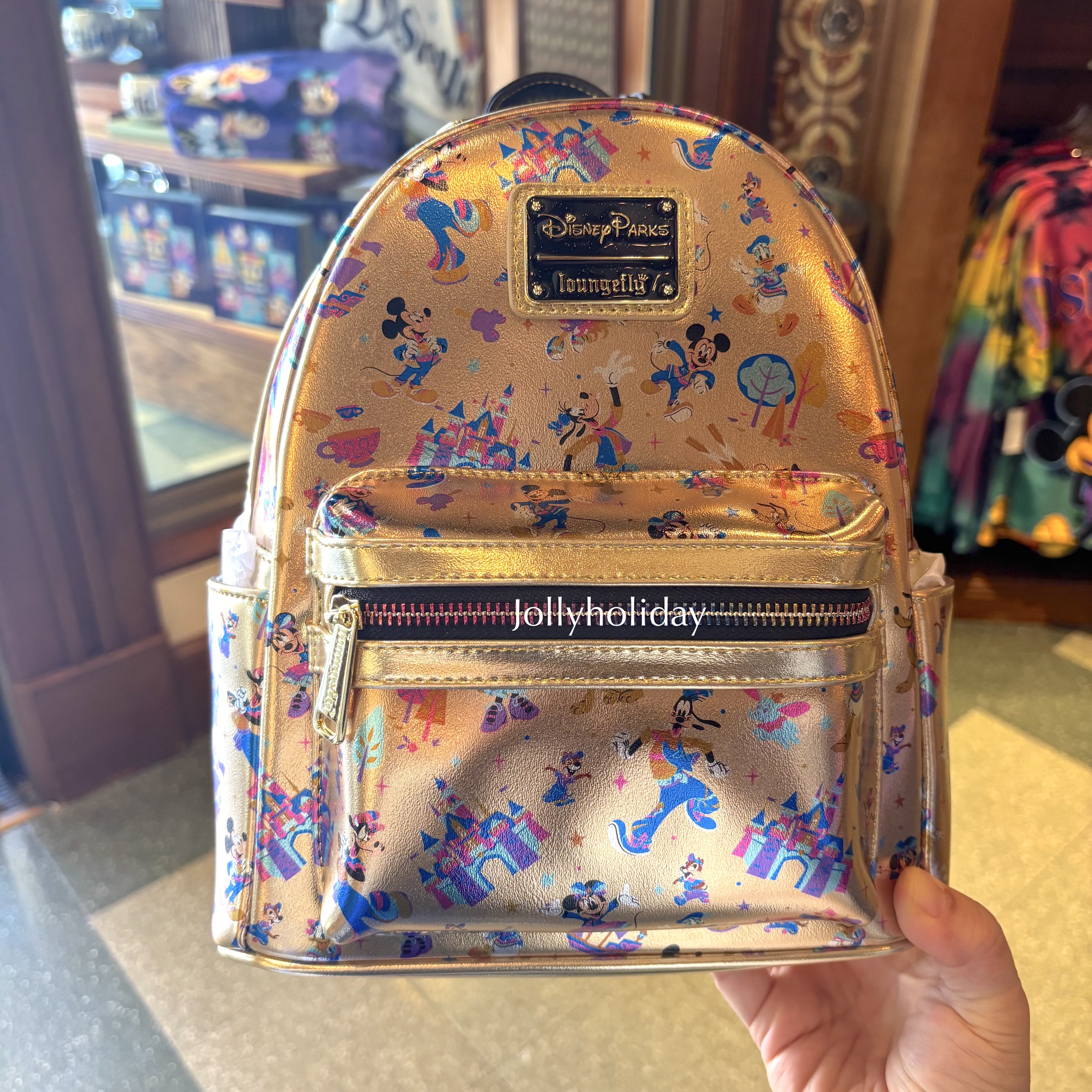 ☆Loungefly☆Disneyland70周年 ミッキー＆仲間達 バックパック