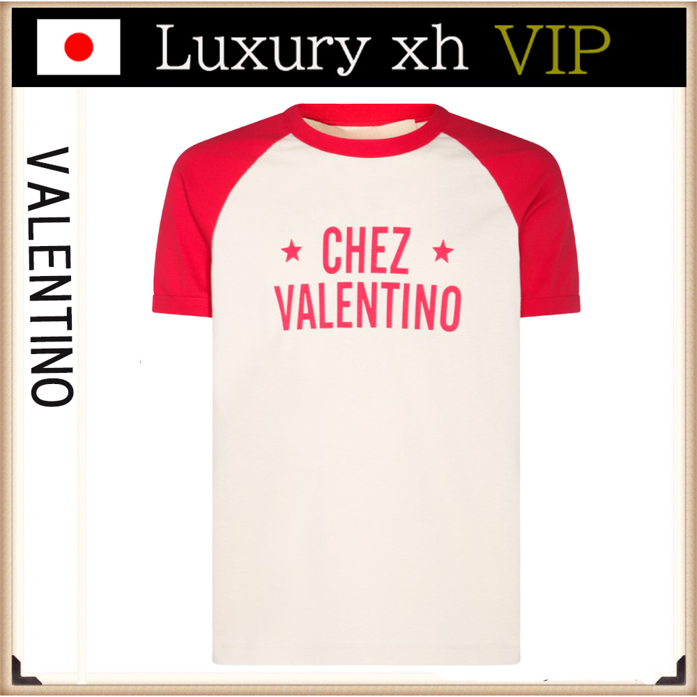 25AW VALENTINO シェ ヴァレンティノプリント コットン Tシャツ