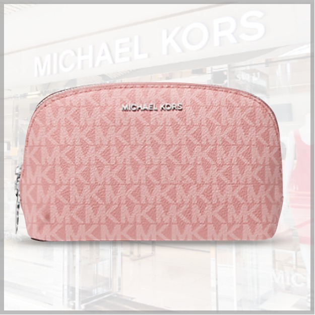 Michael Kors☆MKモノグラム シグネチャー トラベルポーチ