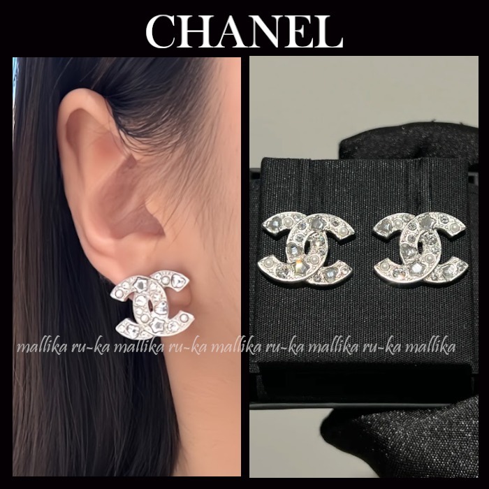 煌めくCCマーク♡【CHANEL】シャネル ロゴ ピアス