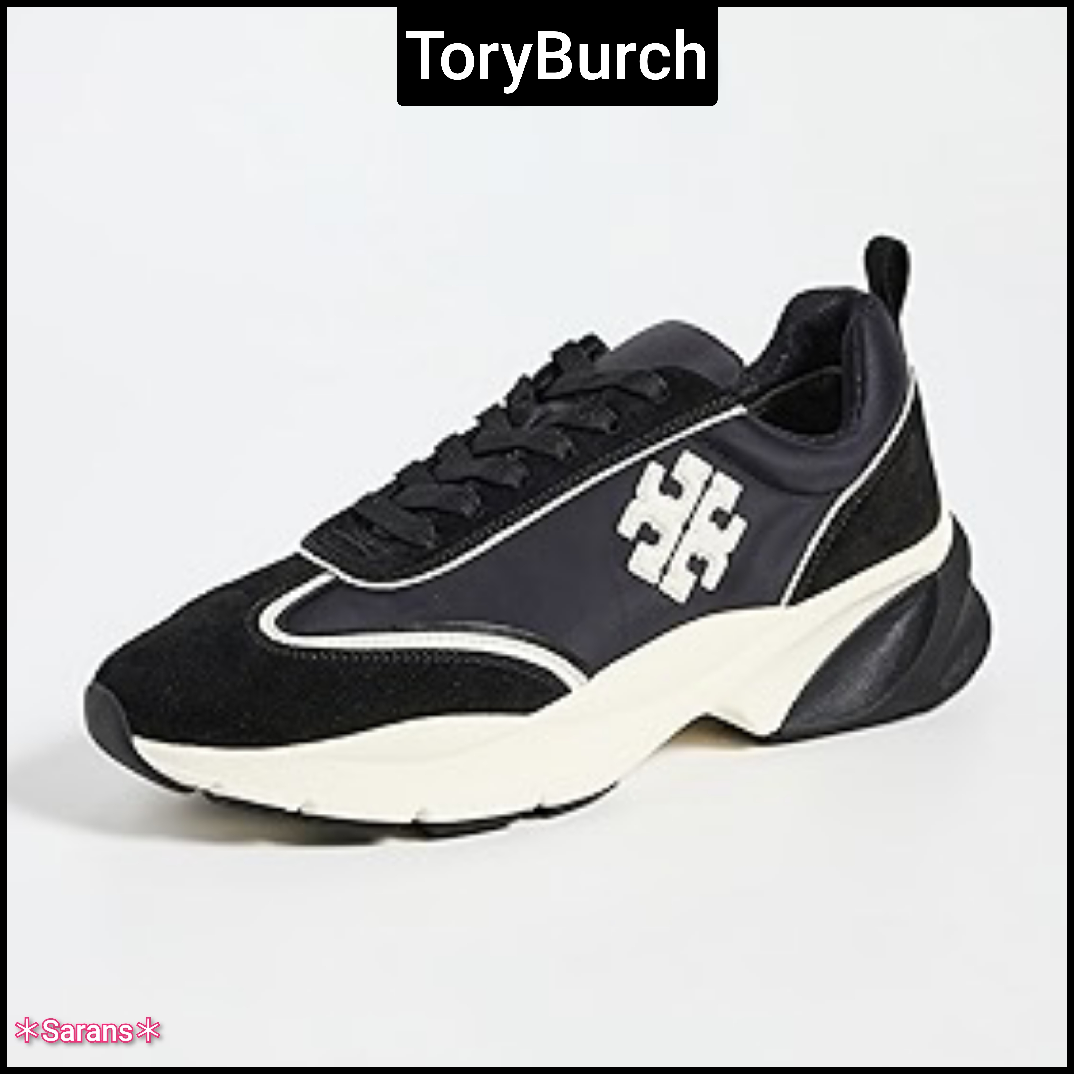 Tory Burch  グッドラックトレーナー スニーカー ブラック