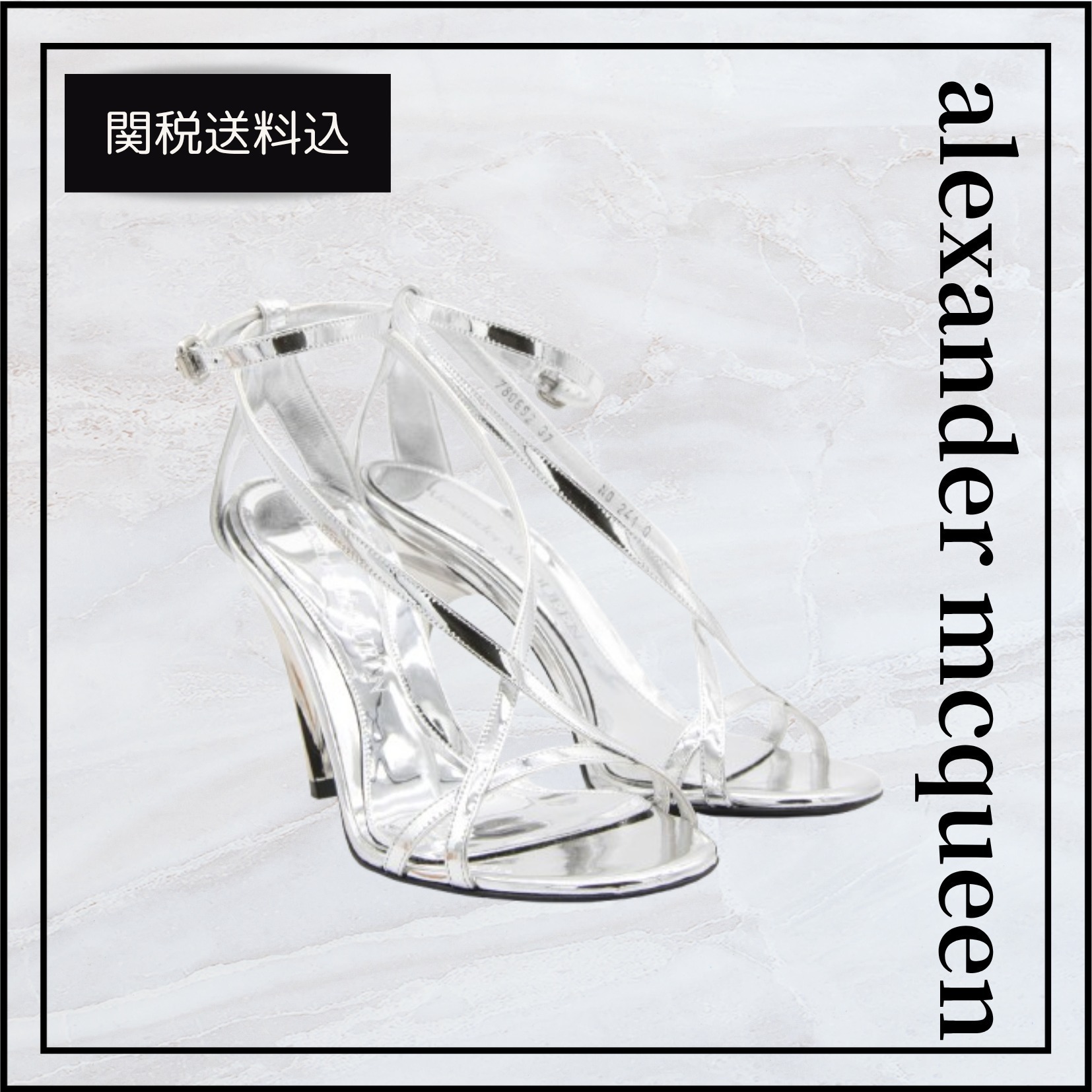 関税送料込★alexander mcqueen アルマジロサンダル