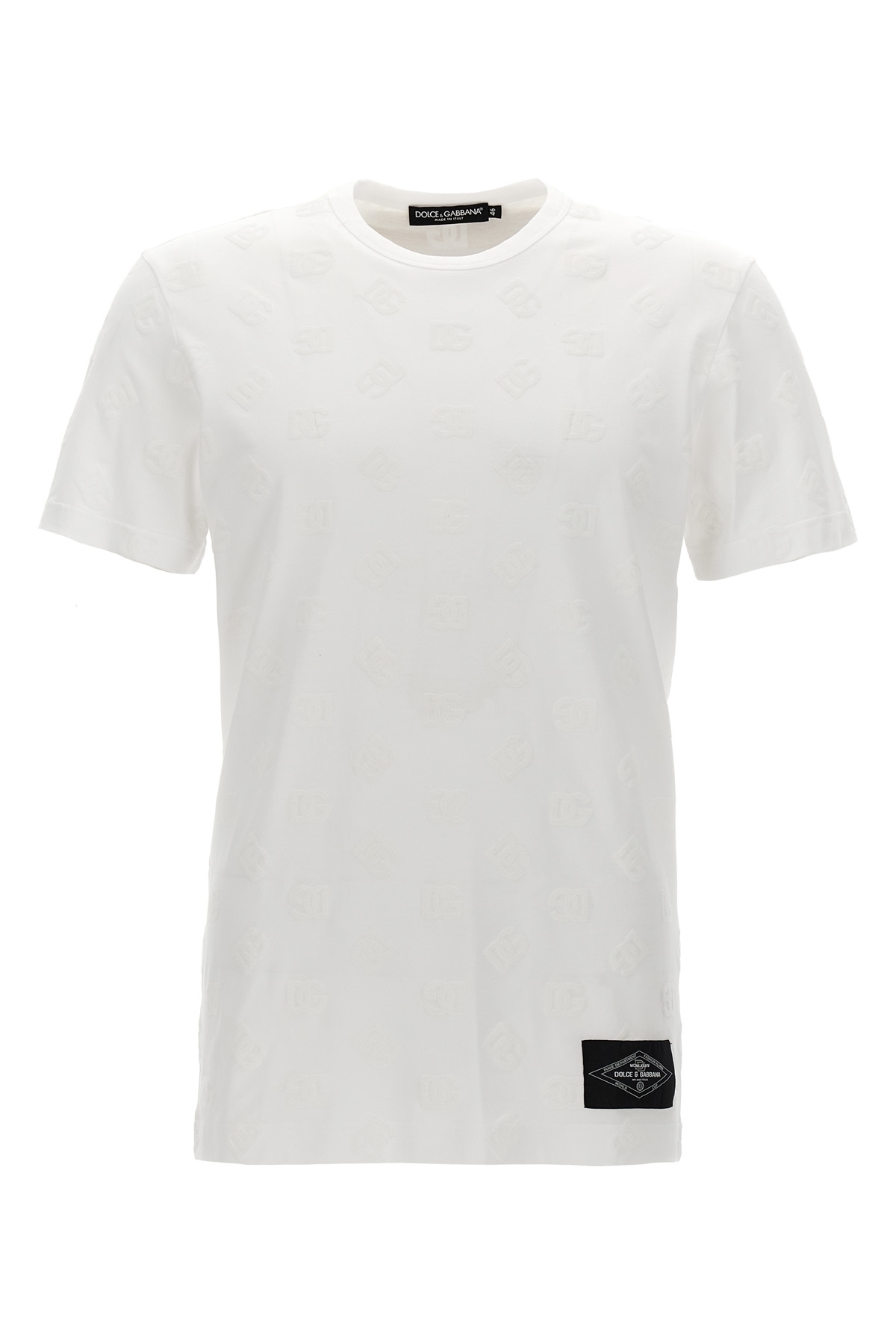 【関税込み】dolce & gabbana FLOCKED LOGO T-SHIRT