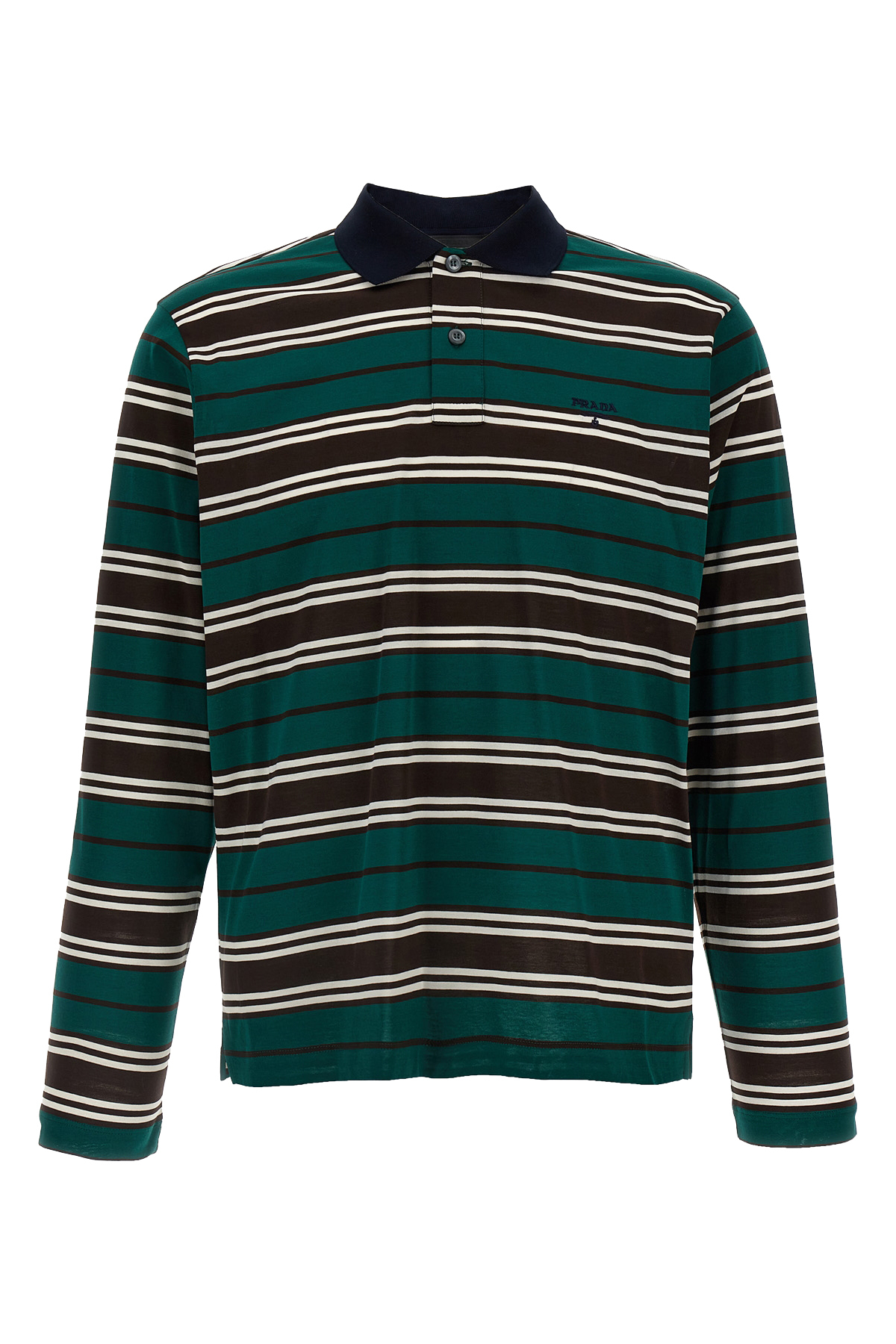 【関税込み】prada STRIPED POLO SHIRT