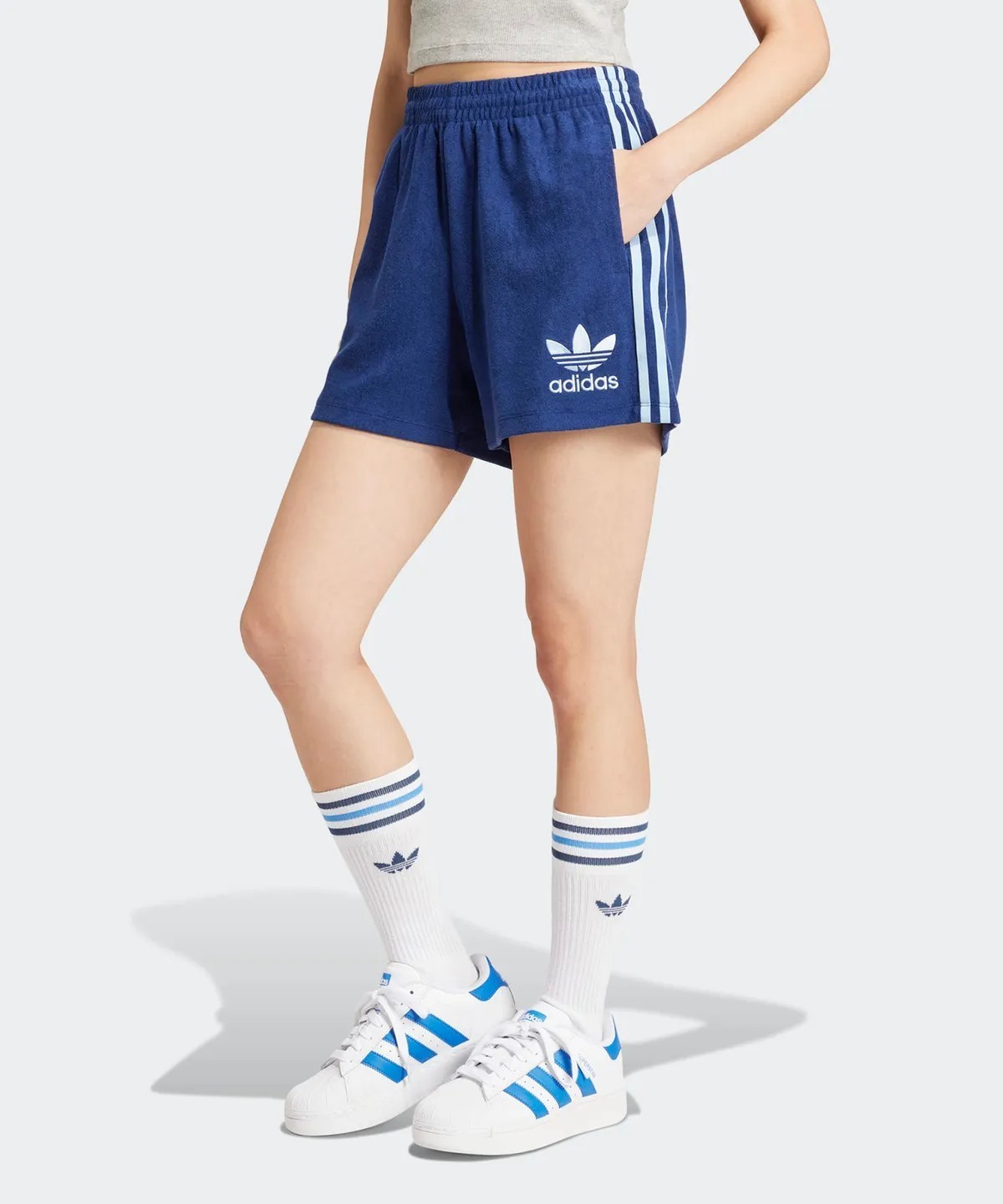 ★ADIDAS テリー ショートパンツ / ブルー IR7472 ★あんしん★