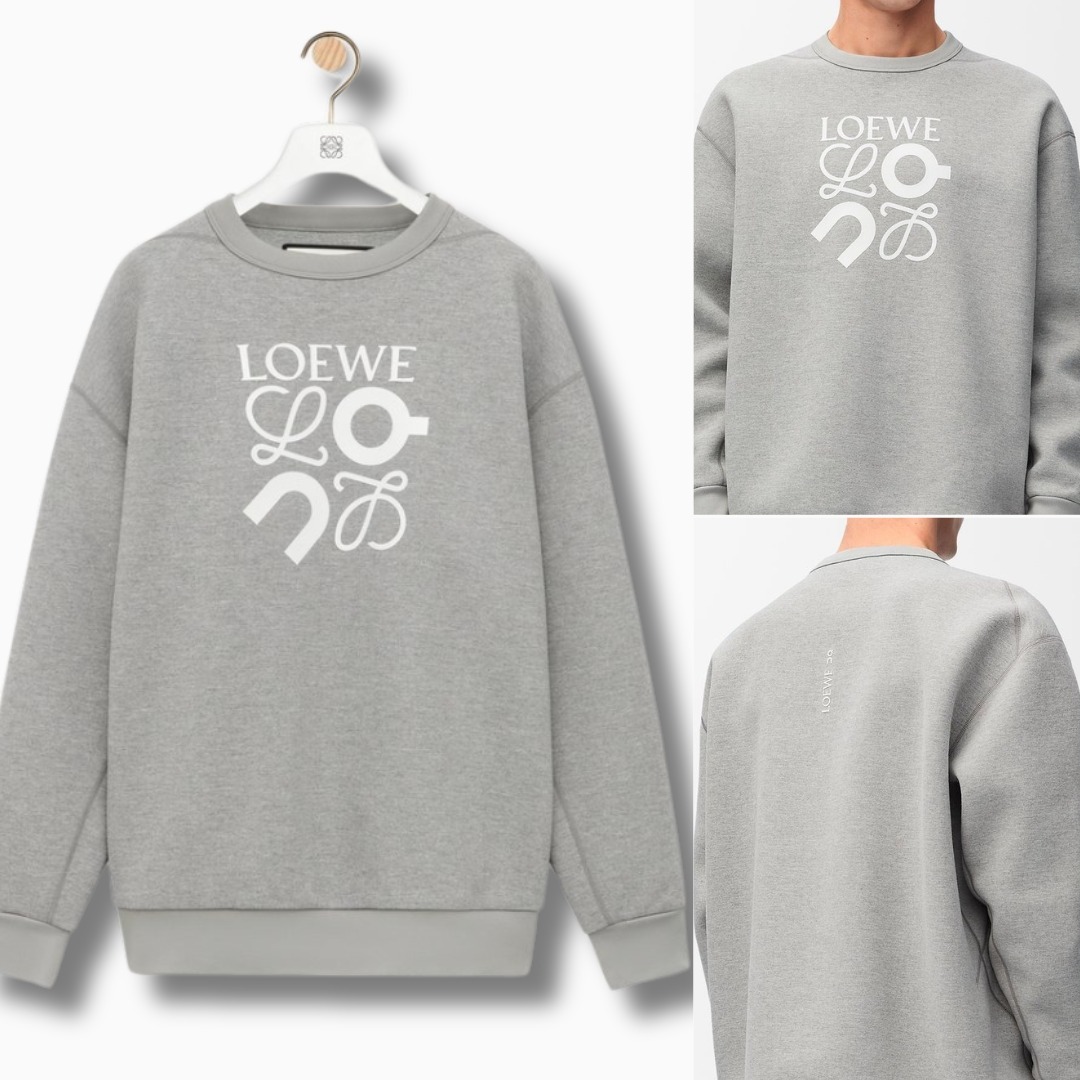 コラボ◆On x Loewe テクニカルジャージー スウェットシャツ