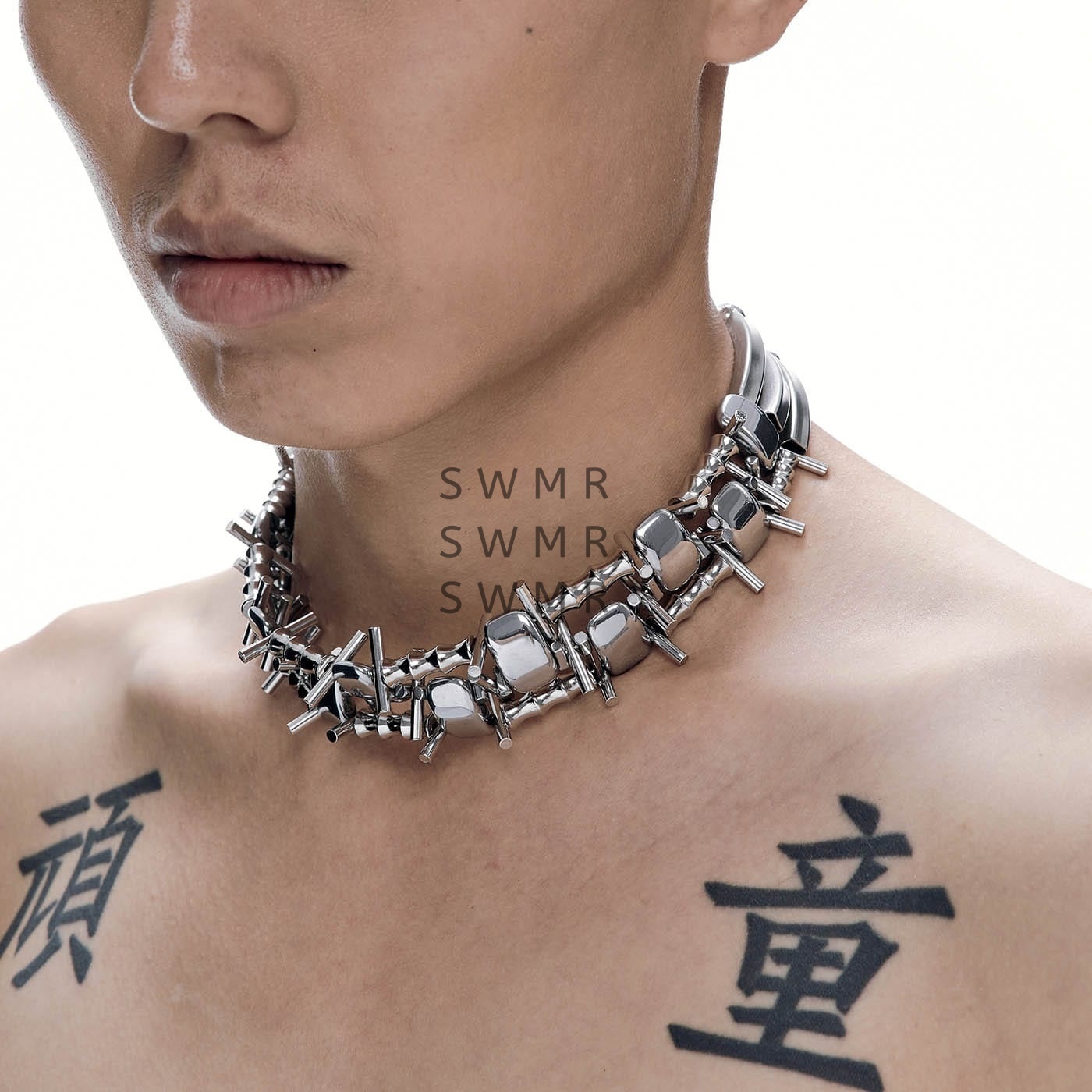 関送込 ILLUSORY Double-Strand Jointed Thorn Chocker