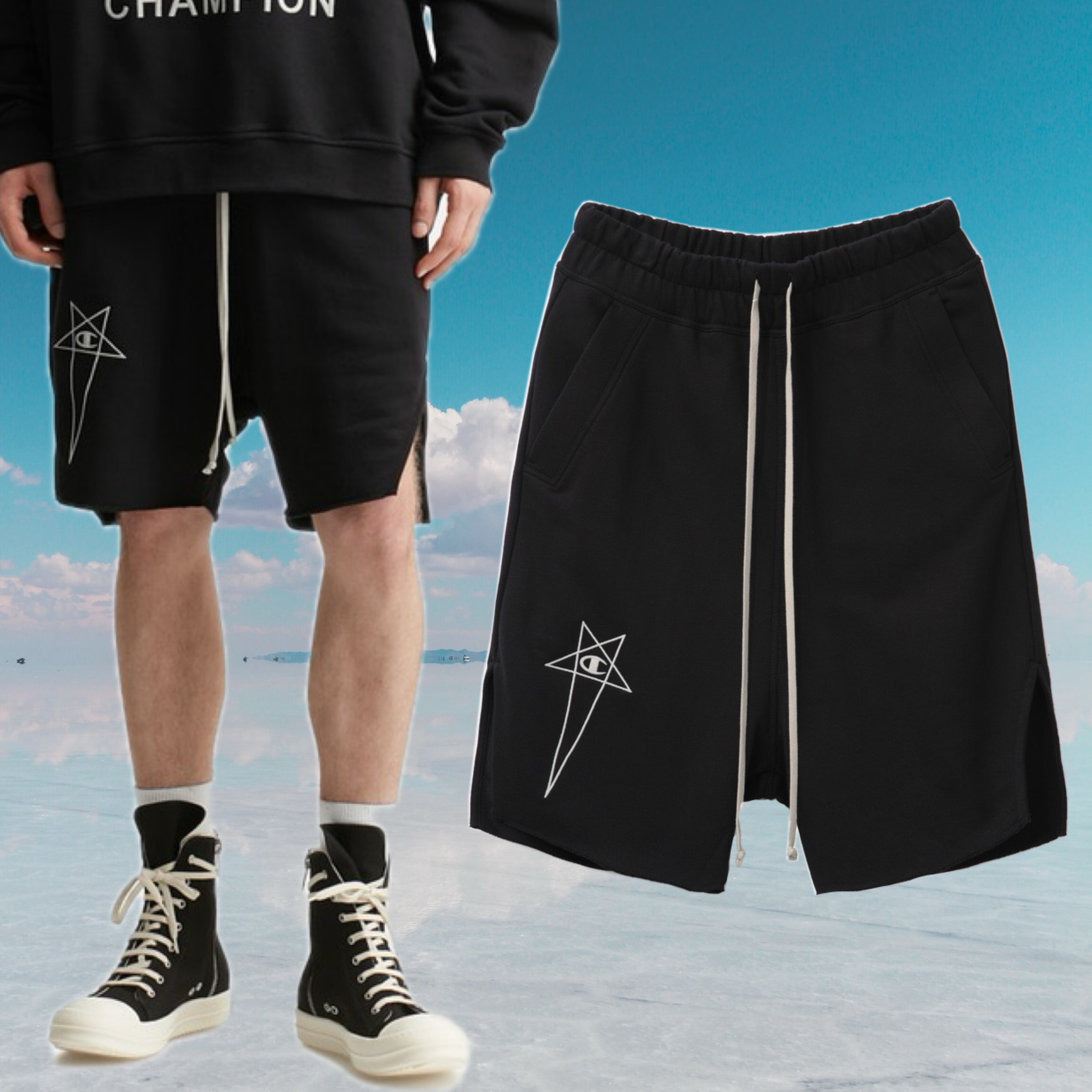 コラボ★Rick Owens × Champion★リックオウエンス パンツ