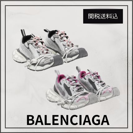 BALENCIAGA* バレンシアガ ロゴ チャンキー スニーカー 送関込 チャンキーヒール BALENCIAGA(バレンシアガ) スニーカー