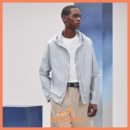ブルー（青）系 M HERMES(エルメス) アウター・ジャケット