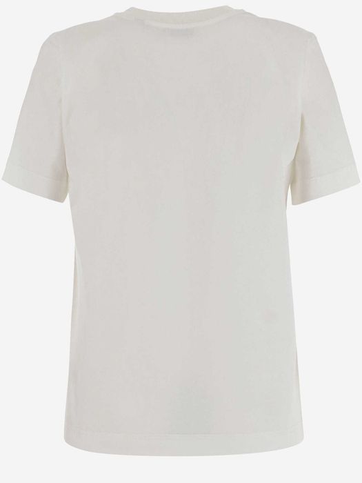 Tシャツ・カットソー Burberry Cotton T-shirt With Check Applique