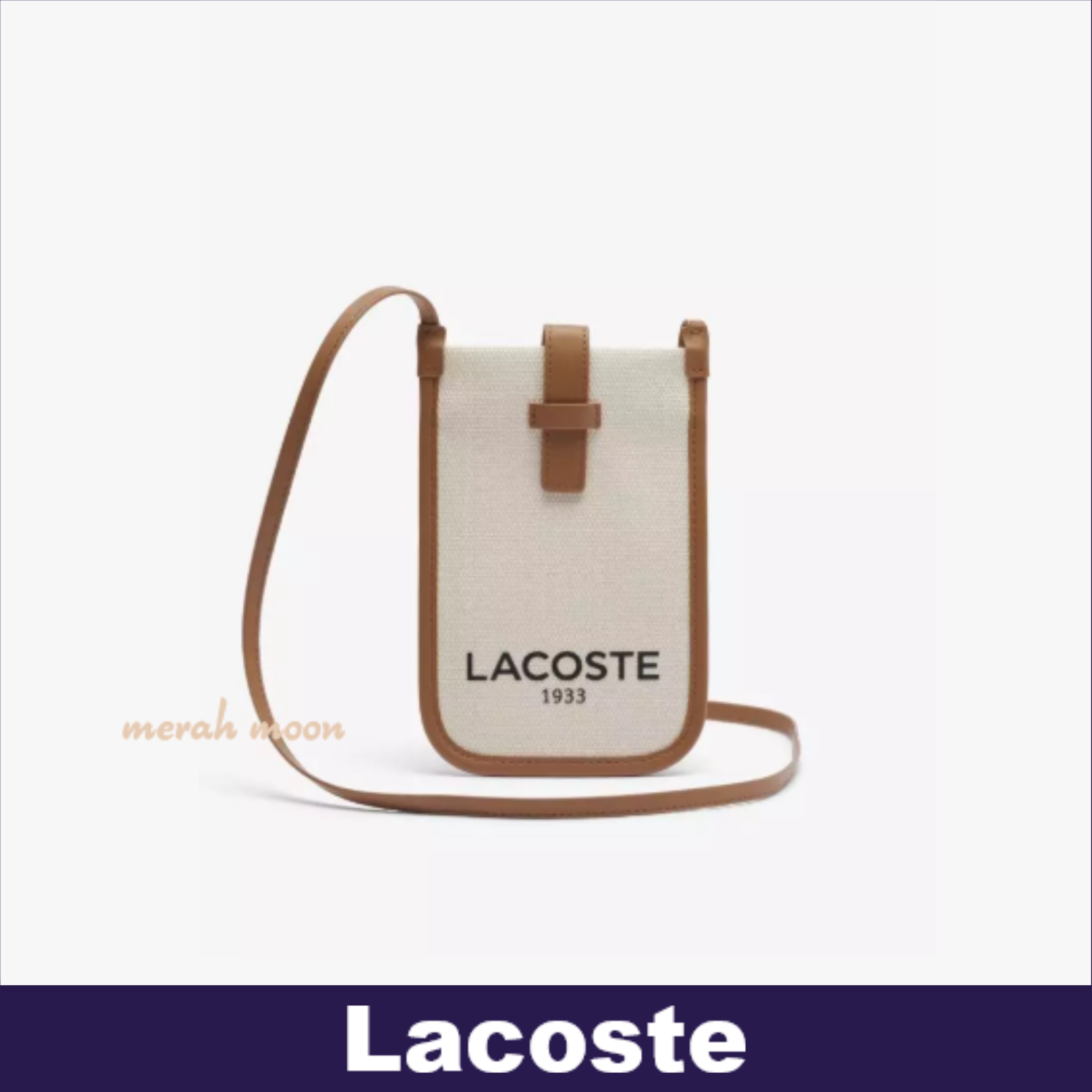 Lacoste【☆ Heritage Canvas Smartphone Holder】