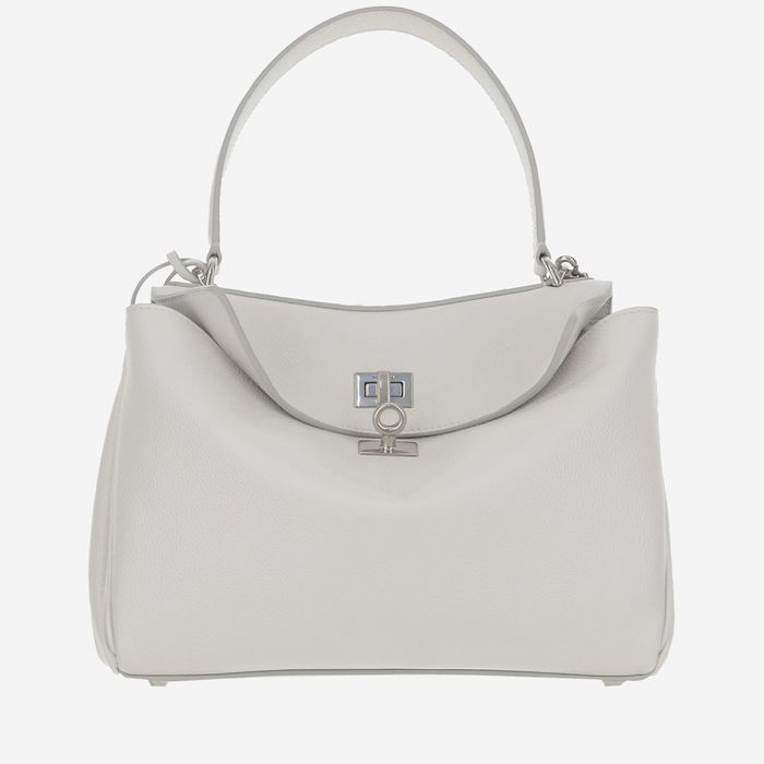 ハンドバッグ Balenciaga White Small Rodeo Satchel