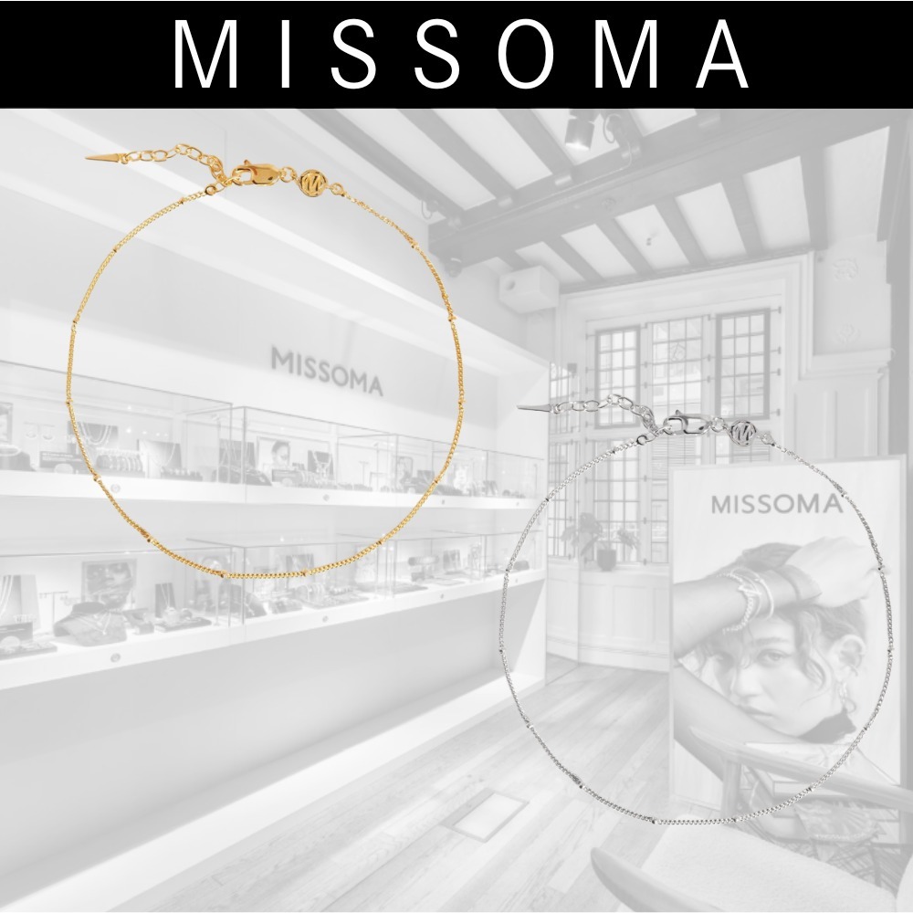 高見えジュエリーブランド MISSOMA ボブルチェーン アンクレット