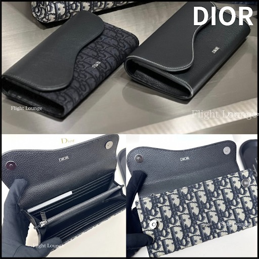 メンズ 長財布【DIOR】サドル ロング 25新作