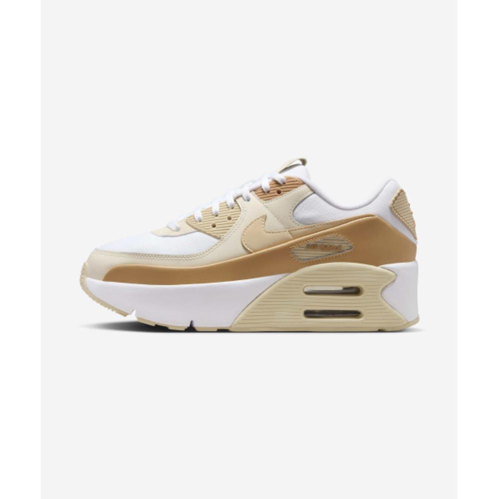 ★Nike★ Air Max 90 LV8 W White Club Gold Coconut Milk Team