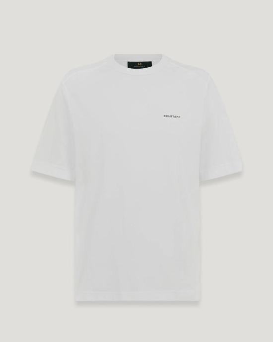 Tシャツ・カットソー BELSTAFF Men T Shirts 105237 ALLOY T SHIRT WHITE White