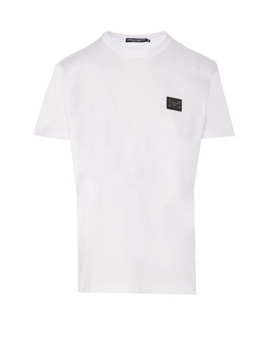 Tシャツ・カットソー DOLCE  GABBANA Men T Shirts G8PT1T G7F2IW0800 White
