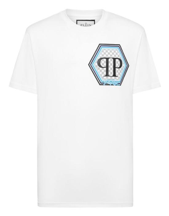 Tシャツ・カットソー PHILIPP PLEIN Men T Shirts MTK8106 PJY002N 01 White