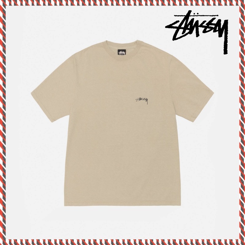 【STUSSY】25ss SMOOTH STOCK TEE PIGMENT DYED