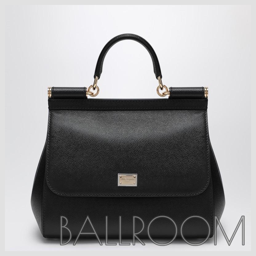 バッグ・カバンその他 DOLCE&GABBANA LARGE BLACK SICILY HAND BAG