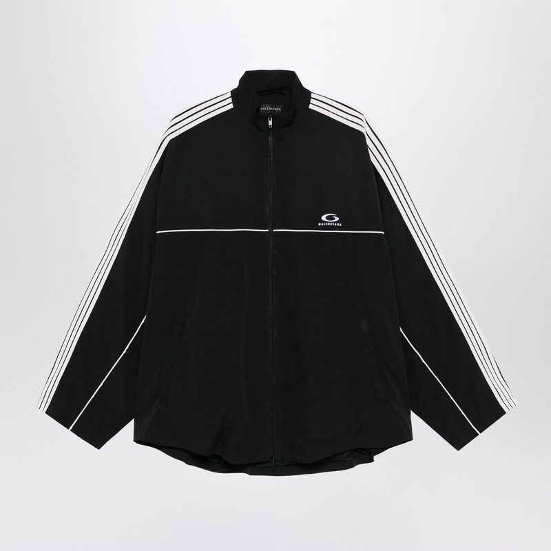 トップスその他 Balenciaga Black tracksuit jacket in technical fabric