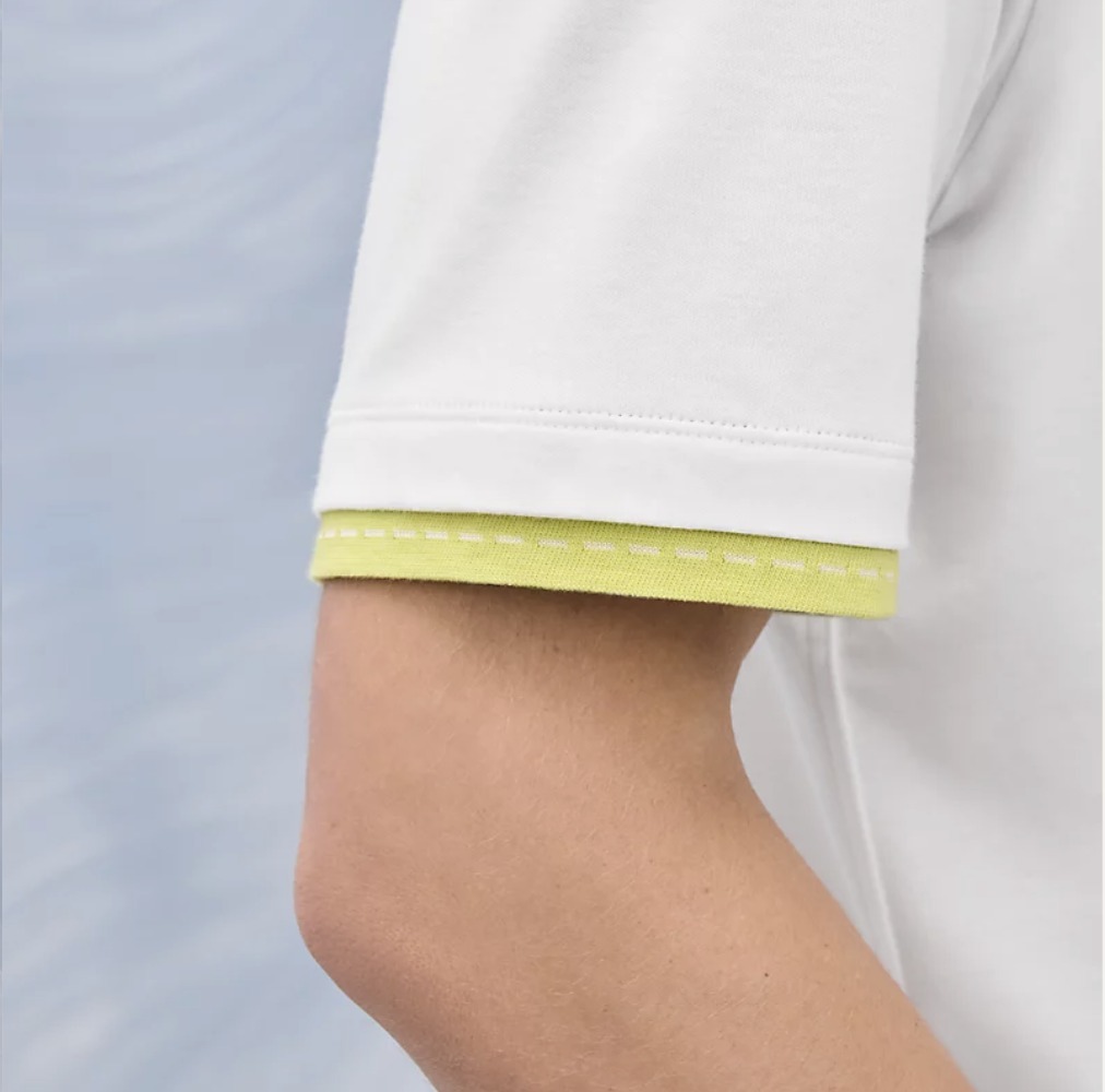 《25新作》【HERMES】サドルステッチ ラウンドネックTシャツ