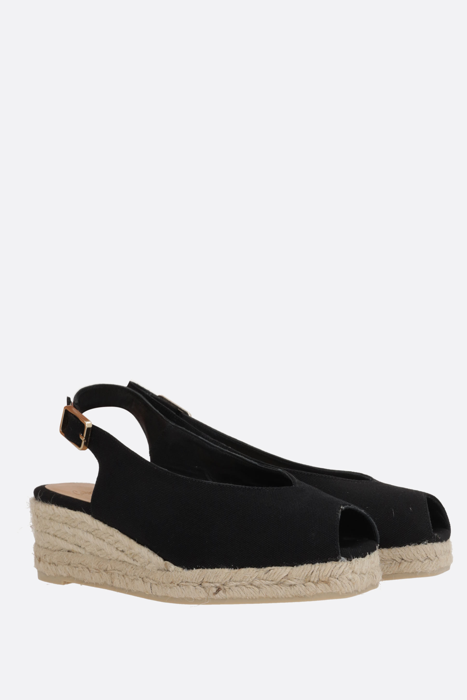 フラットシューズ CASTANER DOSALIA/3/001 SLINGBACK ESPADRILLES IN CANVAS