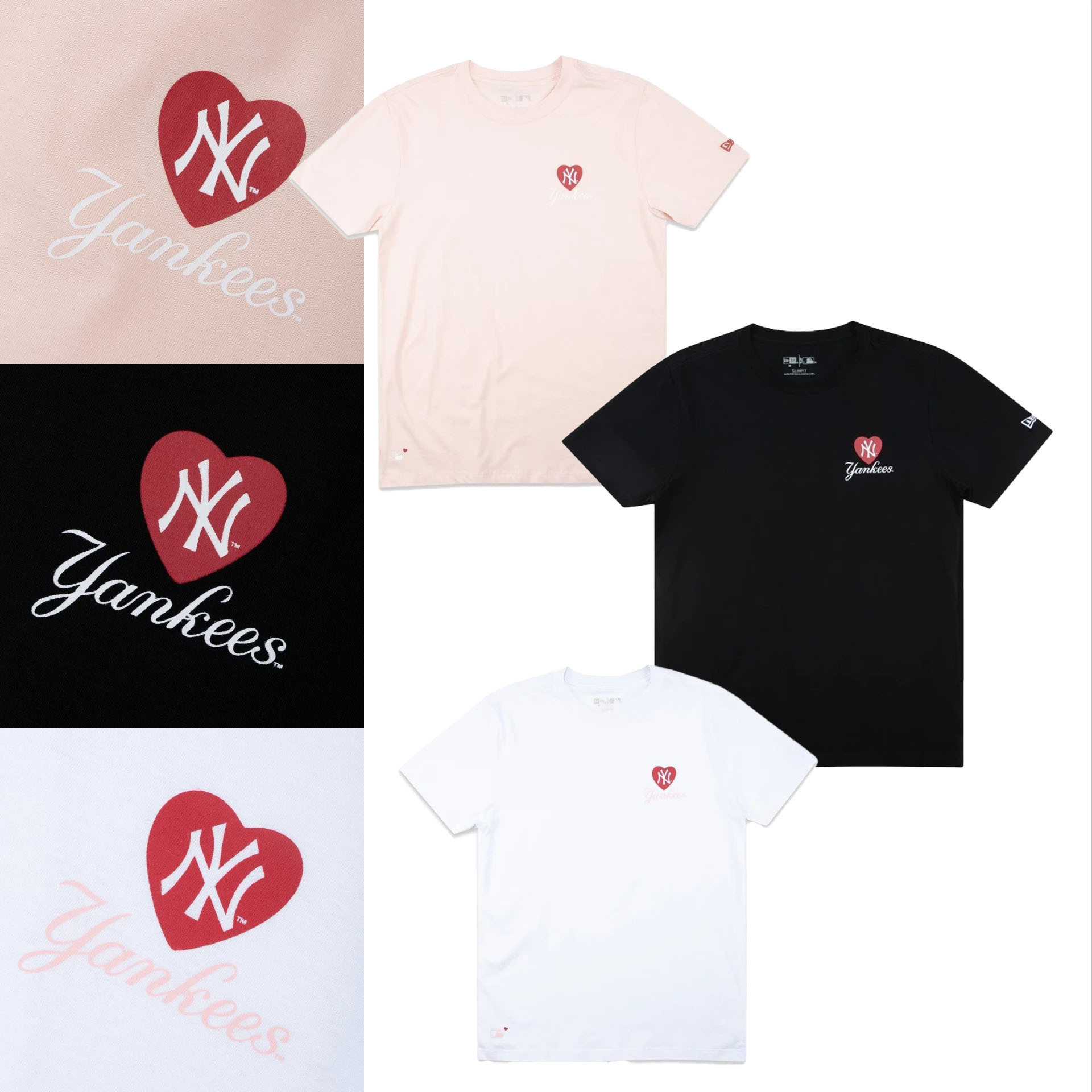 NEW ERA(ニューエラ)・MLB ヤンキース ラブ・トゥー Tシャツ