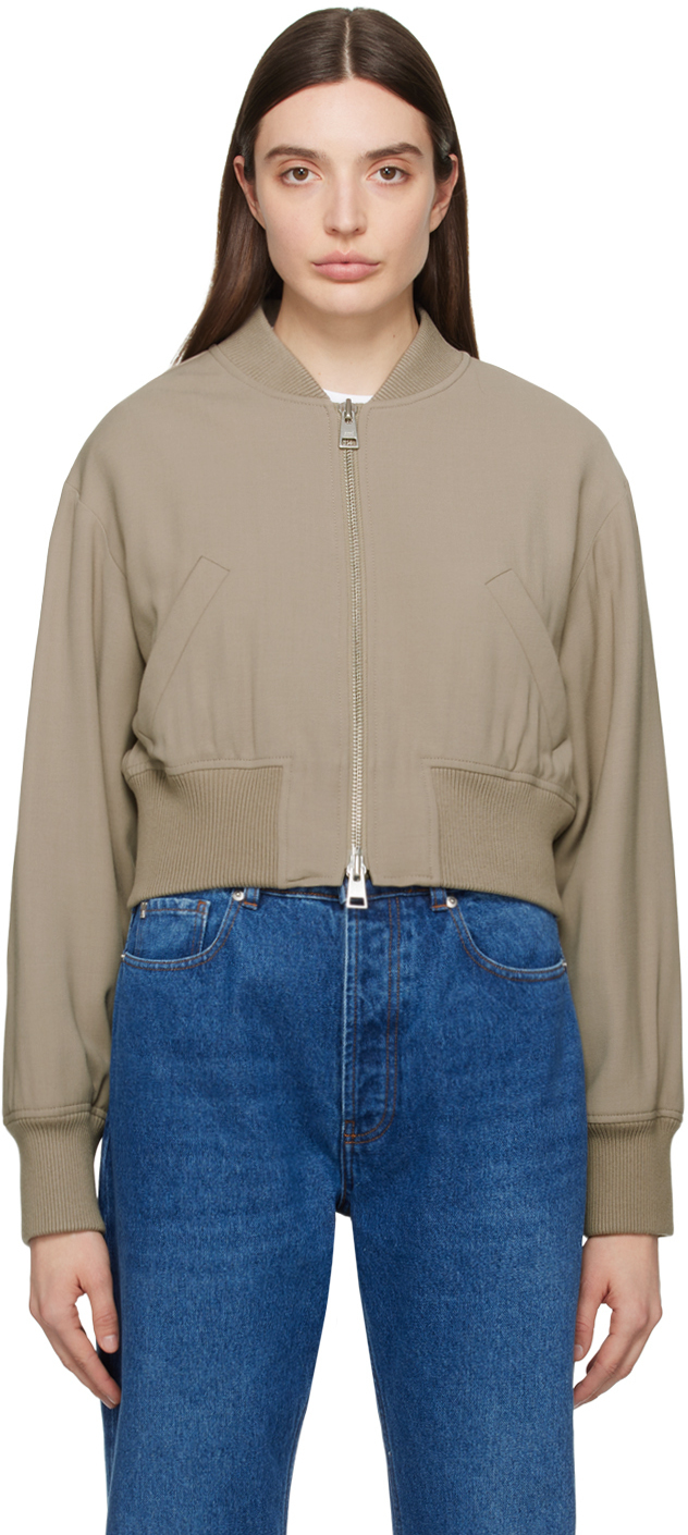 【関税込み】AMI Paris トープ ジップアップ ボンバージャケット